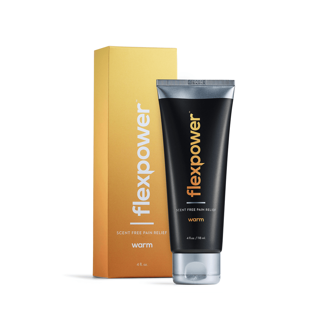 Flexpower Warm 4 fl oz tube and box